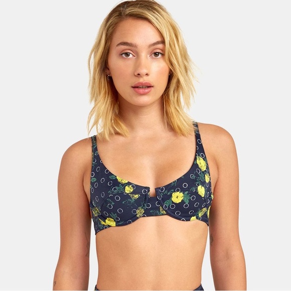 ☀️RVCA Dazed Underwire Bikini Top☀️ - Picture 1 of 4